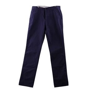 Apolis Standard Issue Utility Chino Pants Navy Blue Size 30 Mens Flat Front